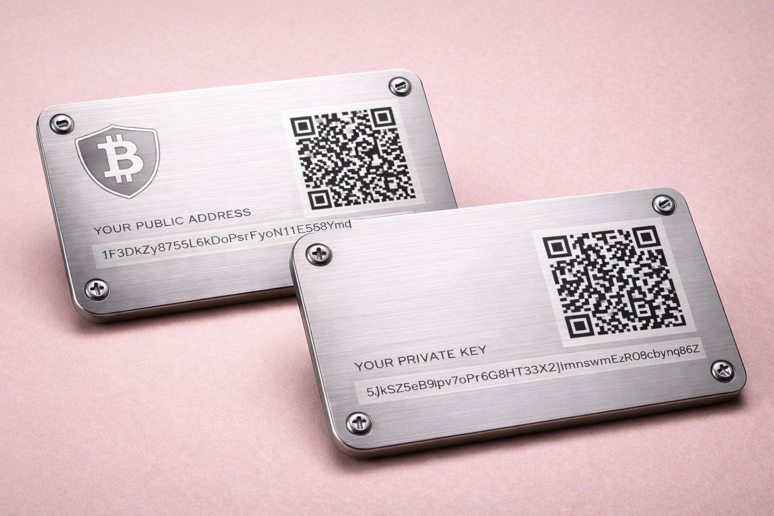 Steel Wallets – Seed Backup